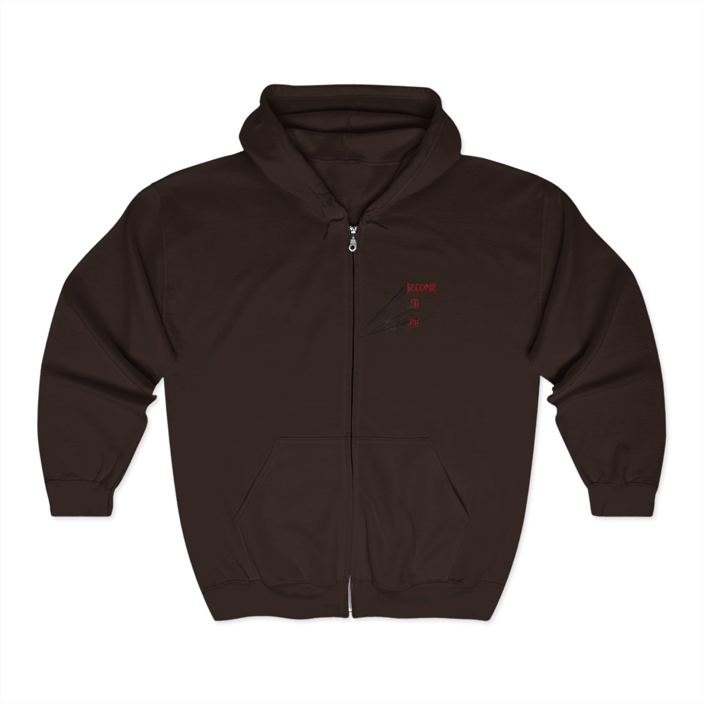 Motivational Full Zip Hoodie - "Become The Next"