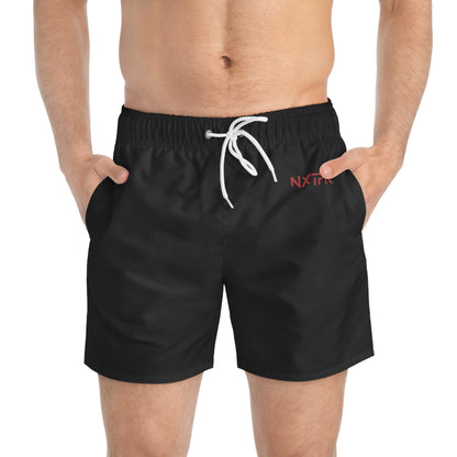 Men's NXTPR Swim Trunks - Stylish Black Swim Shorts for Summer Adventures