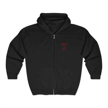 Motivational Full Zip Hoodie - "Become The Next"