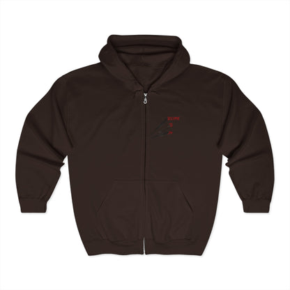 Motivational Full Zip Hoodie - "Become The Next"
