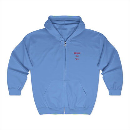 Motivational Full Zip Hoodie - "Become The Next"