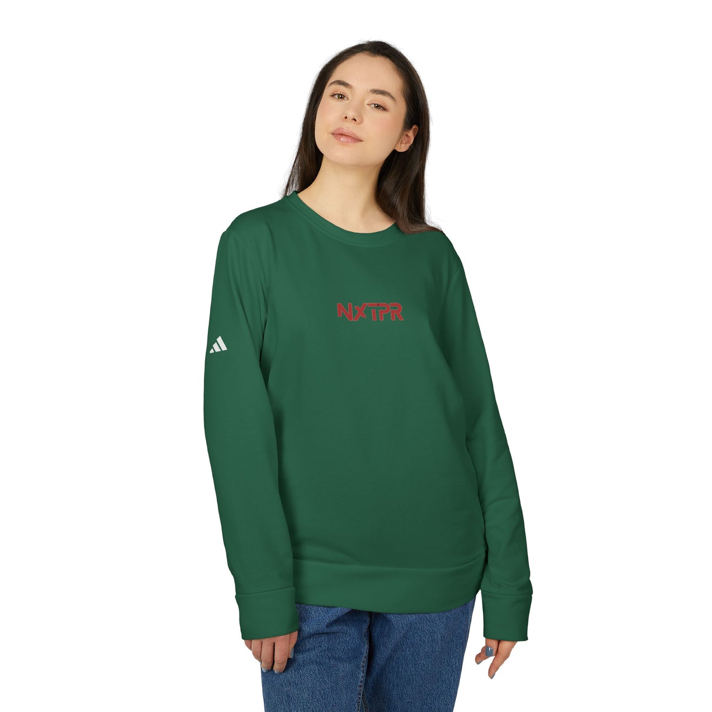 adidas NXTPR Unisex Fleece Crewneck Sweatshirt - Cozy, Stylish Athletic Apparel
