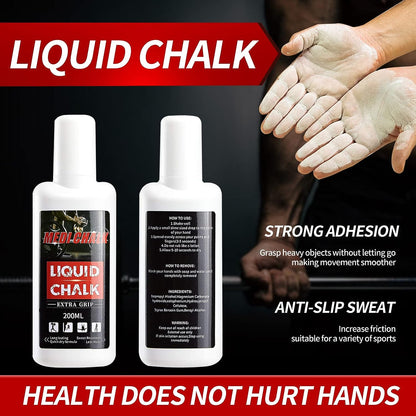 Liquid Chalk, Sports Chalk, Hand Grip Chalk,Weightlifting Chalk,Gym Chalk,Work Out Chalk for Cross Training, Powerlifting,Pole Dance